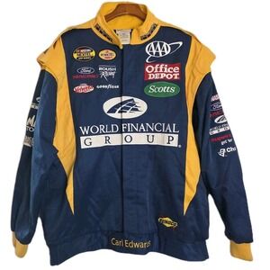 VTG Nascar‎ Carl Edwards World Financial Group Size XL Jacket Team Caliber